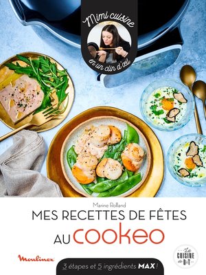 cover image of Recettes de fêtes au cookeo